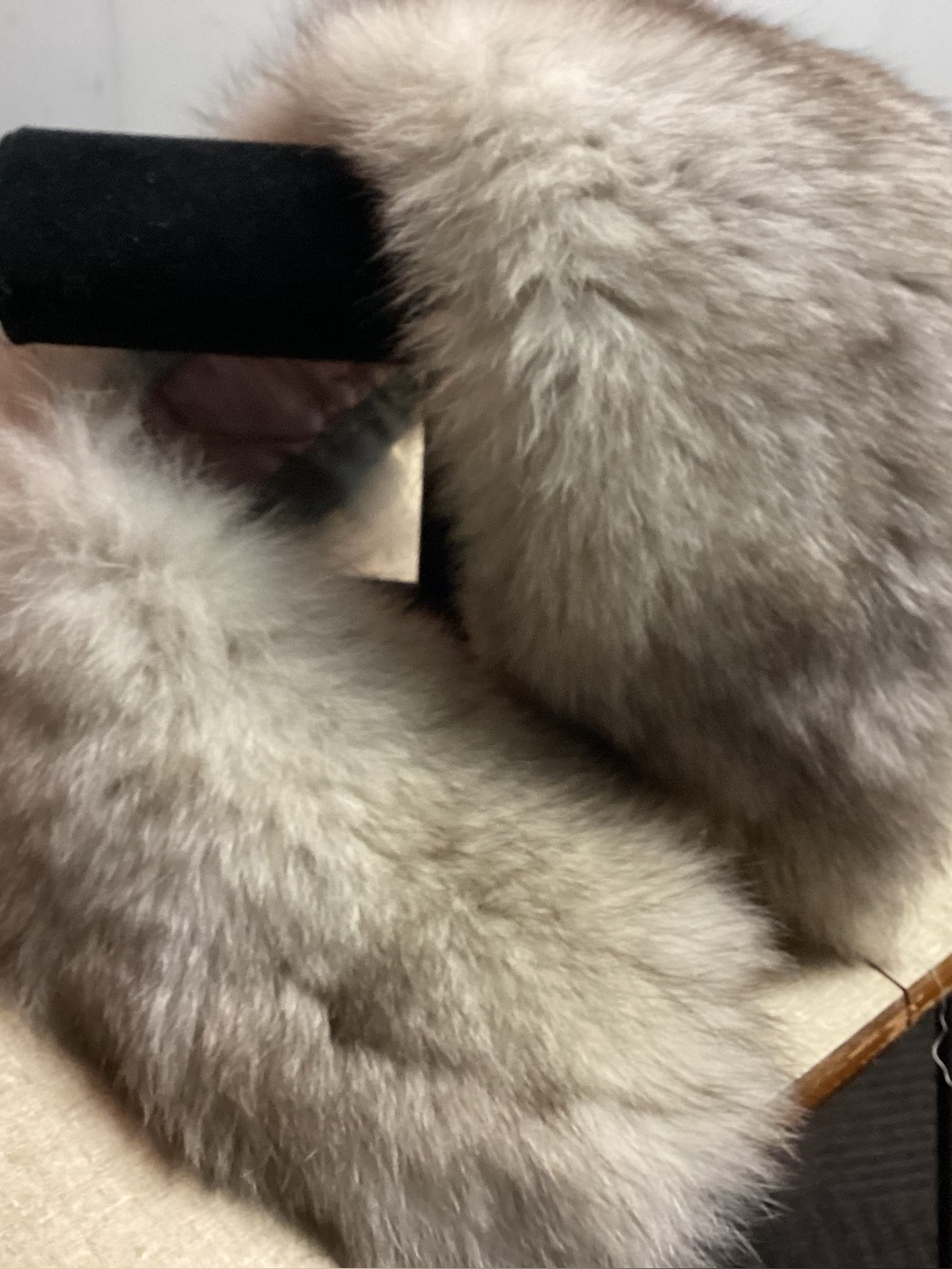 Vintage Women's Fur Collar - gray